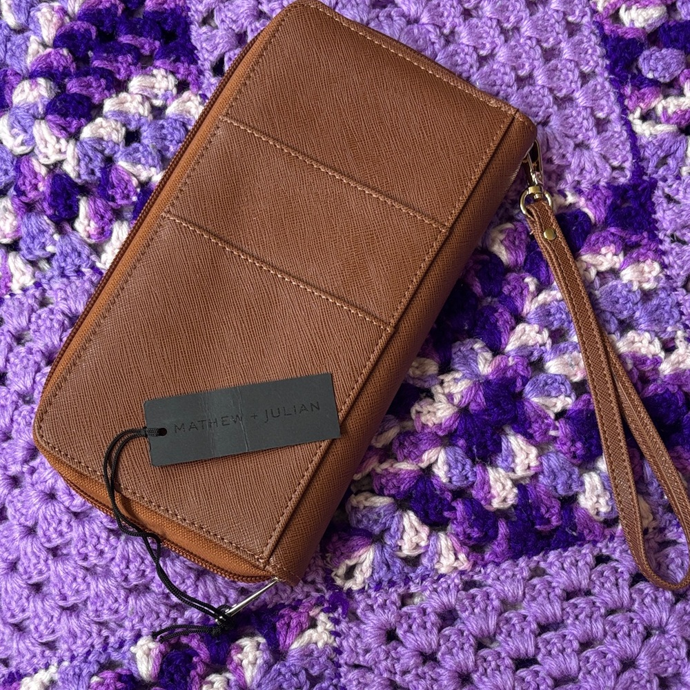 Brown Wristlet Wallet